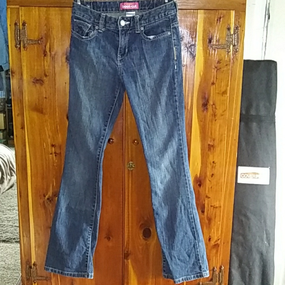 Old navy boot cut slim size 12 bluejeans